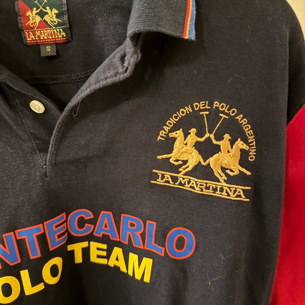 La Martina - Monte Carlo Polo Team Men's Shirt - Rare - Picture 3 of 6